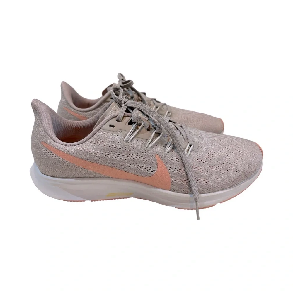 Nike Air‎ Pegasus 36 Gray/Pink/Peach Sz 10 Style # AQ2210-200